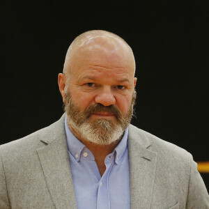 Le chef Philippe Etchebest fait le tour du salon "Exp'Hotel" à Bordeaux le 20 novembre 2017. © Patrick Bernard/ Bestimage