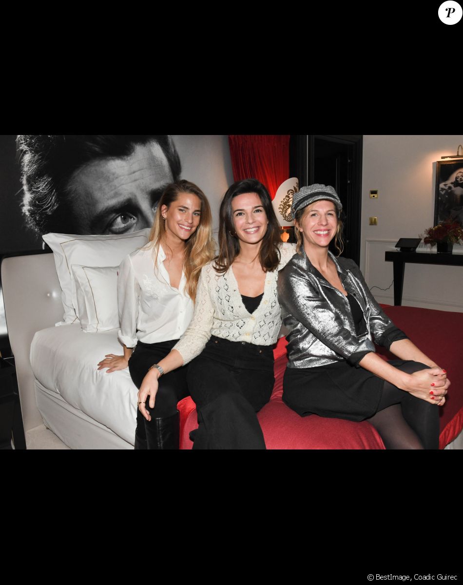 Solène Hébert, Ornella Fleury et Juliette Tresanini - Inauguration de la Suite Harcourt de l'Hôtel Barrière Le Fouquet's à Paris. Le 26 novembre 209. © Coadic Guirec/Bestimage
