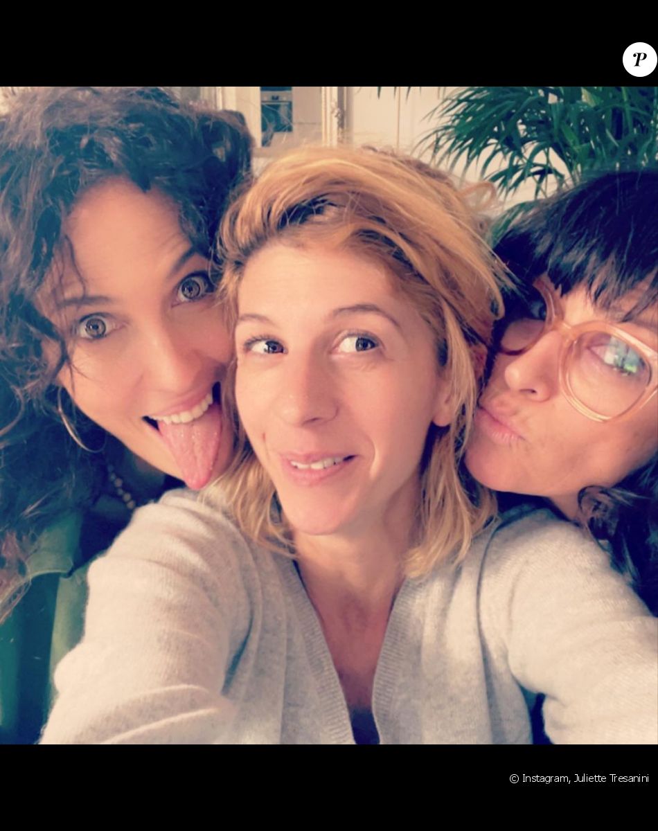 Linda Hardy, Juliette Tresanini et Anne Caillon - Juliette Tresanini fait ses adieux à la série "Demain nous appartient". Le 26 octobre 2021.
