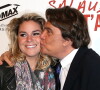 Bernard Tapie et sa fille Sophie - Avant-première de "Salaud on t'aime" à l'UGC Normandie sur les Champs-Elysées à Paris le 31 mars 2014.