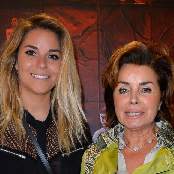 Sophie Tapie avec sa mère Dominique Tapie à la générale de la comédie musicale "Notre-Dame de Paris" au Palais des Congrès à Paris, le 24 novembre 2016. © Guirec Coadic/Bestimage