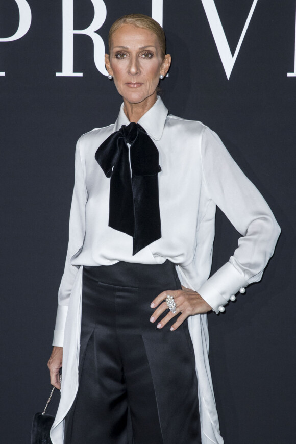 Celine Dion au photocall du défilé de mode Haute-Couture printemps-été 2019 "Giorgio Armani Prive Haute Couture" à Paris. Le 22 janvier 2019 © Olivier Borde / Bestimage 