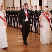La princesse Mette-Marit de Norvège parée de diamants et améthystes : défilé de tiares au palais