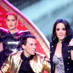 Exclusif -  Alizée et son mari Grégoire Lyonnet - Tournage de l'émission "Tous au Moulin Rouge pour le Sidaction" au Moulin Rouge à Paris le 20 mars. L'émission sera diffusée sur France 2 le samedi 25 mars 2017 à 21h00. © Cyril Moreau - Dominique Jacovides / Bestimage 