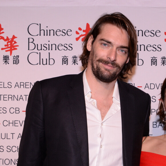 Camille Lacourt et sa compagne Alice Detollenaere (Miss Bourgogne 2010) lors du déjeuner d'affaires "Edition Spéciale Femmes" de la 5ème édition du Chinese Business Club à l'occasion de la journée internationales des droits des femmes au Pavillon Cambon Potel et Chabot, à Paris, France, le 9 mars 2020. M.Bellucci a été élue "Femme de l'Année 2020". © Rachid Bellak/Bestimage