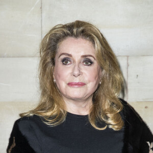Catherine Deneuve au photocall du défilé Louis Vuitton PAP femme printemps / été 2019 au Louvre à Paris le 2 octobre 2018 © Olivier Borde / Bestimage