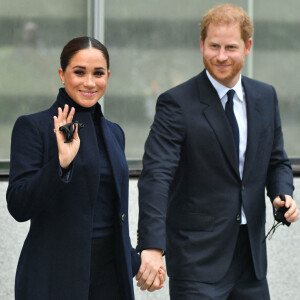 Le prince Harry et son épouse Meghan Markle lors de leur récent voyage à New York.