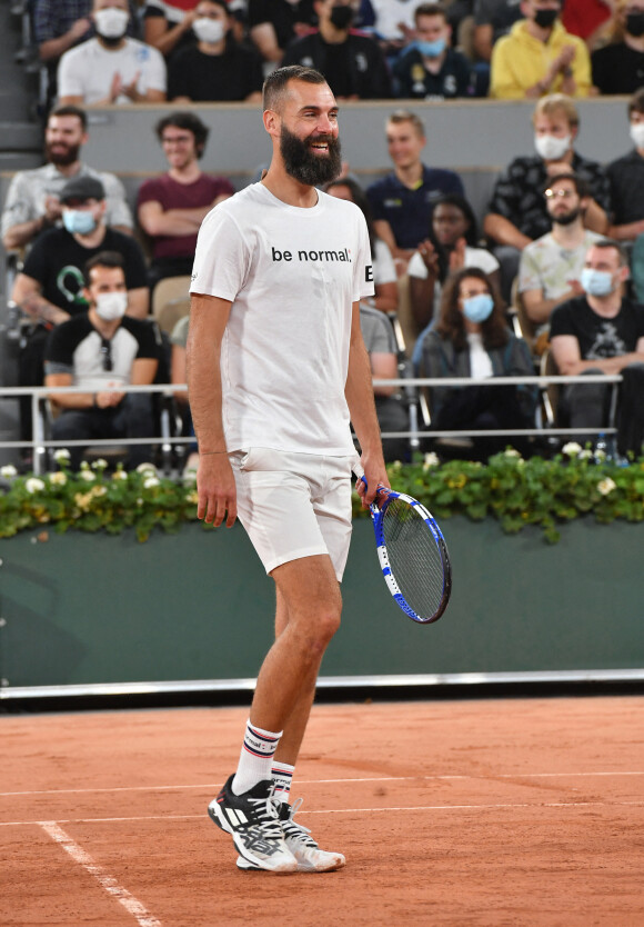 Exclusif - Benoît Paire lors d'un match de tennis à Roland Garros. © Veeren/Bestimage