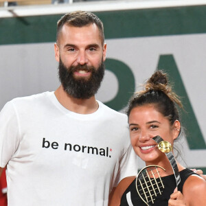 Exclusif - Benoît Paire et sa compagne Julie Bertin à Roland Garros © Veeren/Bestimage