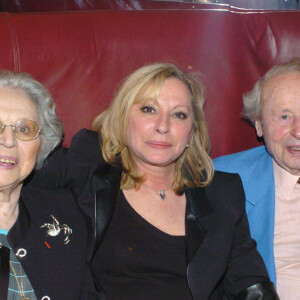 Véronique Sanson et ses parents Colette et René. Le 26 avril 2004.