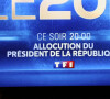 Capture écran - Allocution du Président de la République Emmanuel Macron le 9 Novembre 2021 pendant le JT de 20H