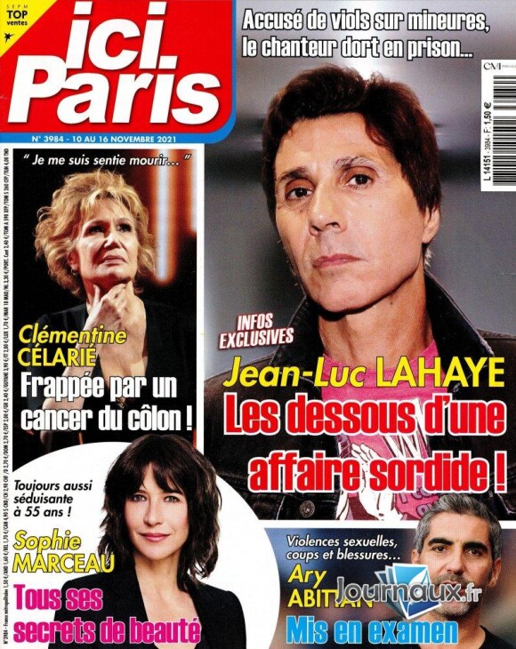 Couverture du magazine "Ici Paris", numéro du 10 novembre 2021.