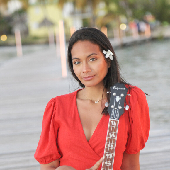 Exclusif - Rendez-vous avec Vaimalama Chaves (Miss France 2019) à Sainte-Anne en Martinique. Le 30 mai 2021 © Veeren / Bestimage