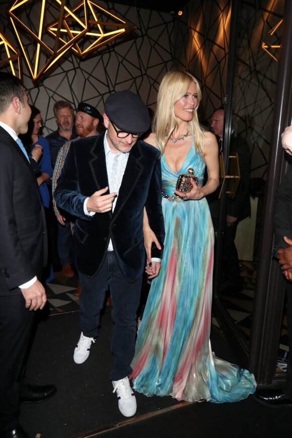Claudia Schiffer et son mari le réalisateur Matthew Vaughn à l'after party du film "Rocketman" au restaurant Quaglino's à Londres, Royaume Uni, le 20 mai 2019.