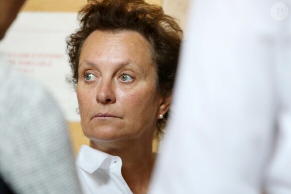 Sylvia Ratkowski Pastor - Deuxième jour du procès de l'affaire Pastor à la cour d'Assises des Bouches-du-Rhône à Aix-en-Provence. Le 18 septembre 2018.