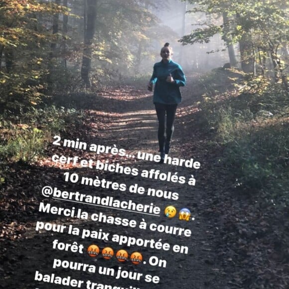 Élodie Gossuin révèle avoir échappé à un accident en forêt alors qu'elle était en famille.