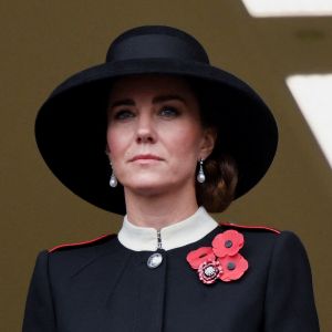 La duchesse de Cambridge , Catherine Kate Middleton - La famille royale d'Angleterre sans la reine ainsi que la classe politique anglaise participent au 'Remembrance Day', une cérémonie d'hommage à tous ceux qui sont battus pour la Grande-Bretagne, au Cenopath à Whitehall, Londres.