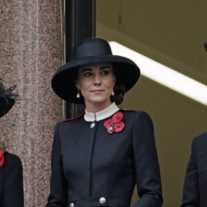 La duchesse de Cornouailles, Camilla Parker Bowles, la duchesse de Cambridge , Catherine Kate Middleton et la comtesse de Wessex, Sophie Helen Rhys-Jones - La famille royale d'Angleterre sans la reine participe au 'Remembrance Day', une cérémonie d'hommage à tous ceux qui sont battus pour la Grande-Bretagne, au Cenopath à Whitehall, Londres le14 novembre 2021