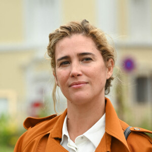 Vahina Giocante - Inauguration du grand Swann d'Or dans le jardin du Grand Hôtel de Cabourg, le 12 juin 2021. © Coadic Guirec/Bestimage