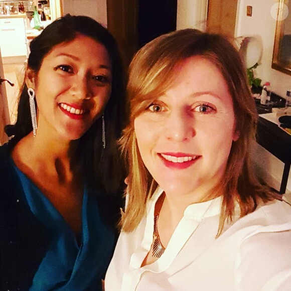 Julie Le Galliard et une amie le 31 décembre 2018 sur Instagram.