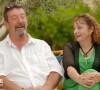 Vincent le Vigneron et Marie-Jeanne lors du bilan de "L'amour est dans le pré", sur M6