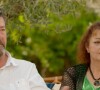 Vincent le Vigneron et Marie-Jeanne lors du bilan de "L'amour est dans le pré 2021" du 22 novembre, sur M6