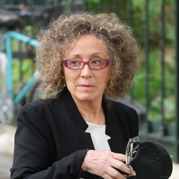 Mireille Dumas - Hommage à Guy Bedos en l'église de Saint-Germain-des-Prés à Paris le 4 juin 2020.