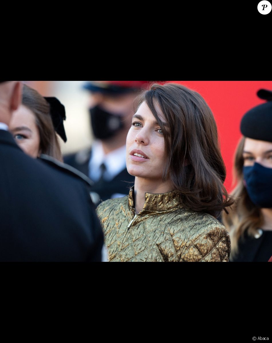 Charlotte Casiraghi lors de la Fête nationale de Monaco, le 19 novembre 2021.