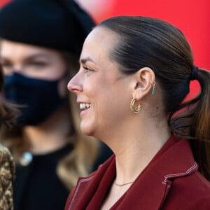 Charlotte Casiraghi et Pauline Ducruet lors de la Fête nationale de Monaco, le 19 novembre 2021.