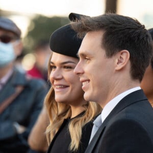 Louis Ducruet et Camille Gottlieb lors de la Fête nationale de Monaco, le 19 novembre 2021.