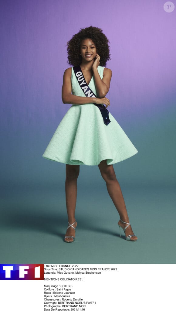 Miss Guyane 2021, Melysa Stephenson : prétendante au titre de Miss France 2022