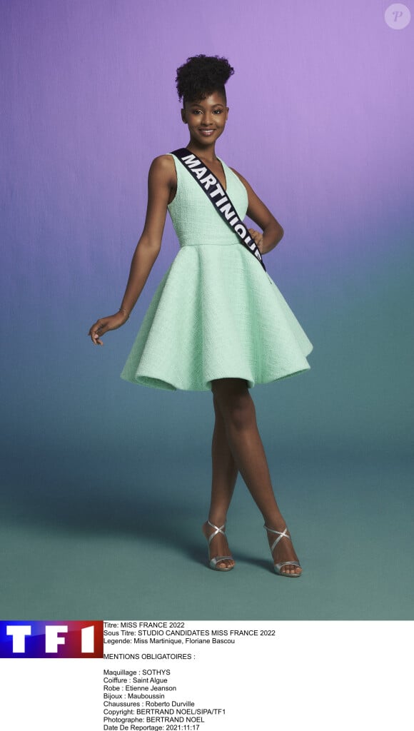 Floriane Bascou, Miss Martinique 2021 : prétendante au titre de Miss France 2022