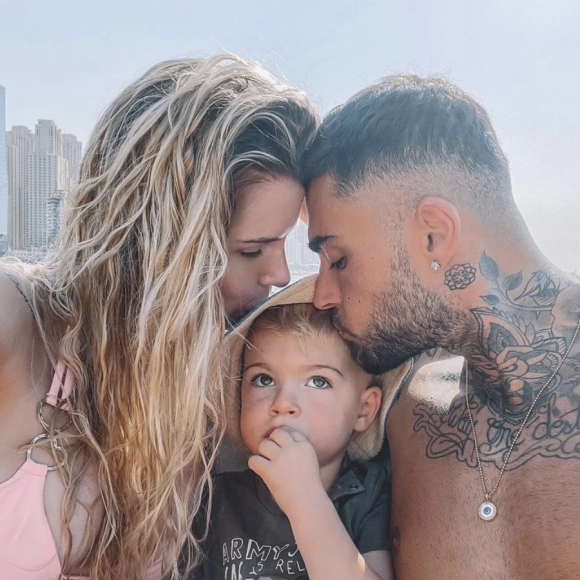 Jessica Thivenin et son mari Thibault Garcia sont les parents de deux enfants, Maylone (2 ans) et Leewane (3 mois) - Instagram