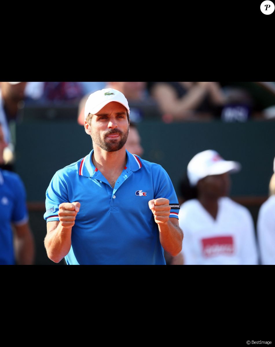 Arnaud Clément - La France a remporté la demi-finale de la Coupe Davis face à la République tchèque à Roland Garros à Paris, le 13 septembre 2014.