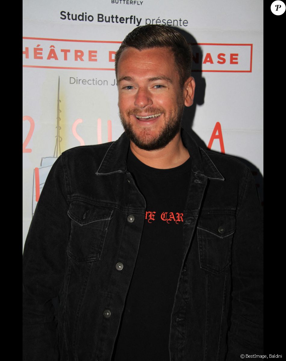 Jeremstar - Générale de la pièce "Deux sur la balançoire" au théâtre du Gymnase à Paris le 29 septembre 2021. © Baldini / Bestimage