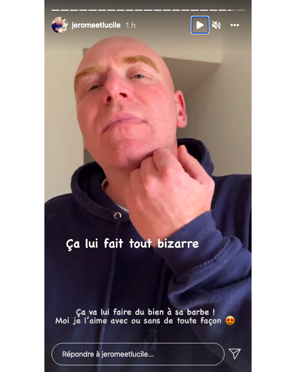 Jérôme, ex-candidat de l'émission "L'amour est dans le pré" apparaît sans barbe sur Instagram. Le 21 novembre 2021