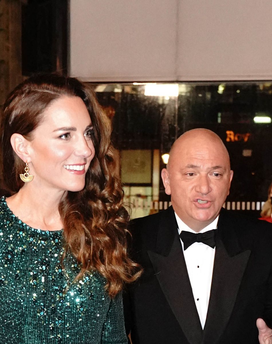 Kate Catherine Middleton, duchesse de Cambridge, au "Royal Variety Performance 2021" au Royal Albert Hall à Londres. Le 18 novembre 2021