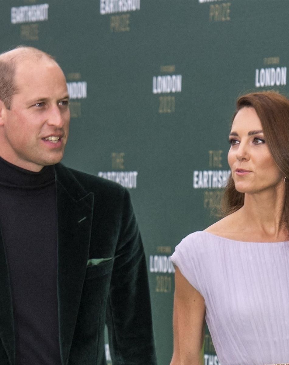 Le prince William, duc de Cambridge et Catherine (Kate) Middleton, duchesse de Cambridge - Première cérémonie de remise des prix Earthshot au Palace Alexandra à Londres le 17 octobre 2021.