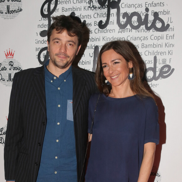 Emmanuelle Boidron et son mari Antoine Jacoutot - 5e gala de l'association "Les rois du monde" à la salle Wagram à Paris, le 27 février 2017. © CVS/Bestimage
