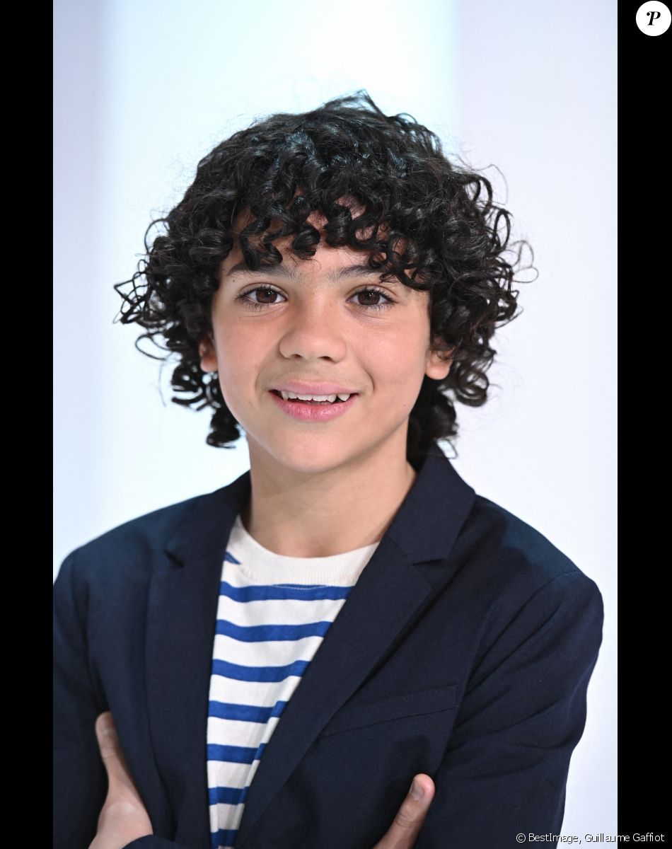 Exclusif - Enzo (Eurovision junior) - Enregistrement de l'émission "Vivement Dimanche prochain" au studio Gabriel, présentée par M. Drucker le 18 novembre 2021 pour une diffusion sur France 2 le 28/11/2021. © Guillaume Gaffiot/Bestimage