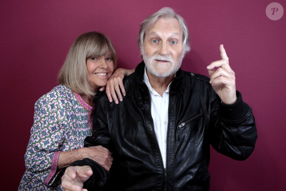 Portrait de Chantal Goya et Jean-Jacques Debout à Paris, le 27 août 2015.