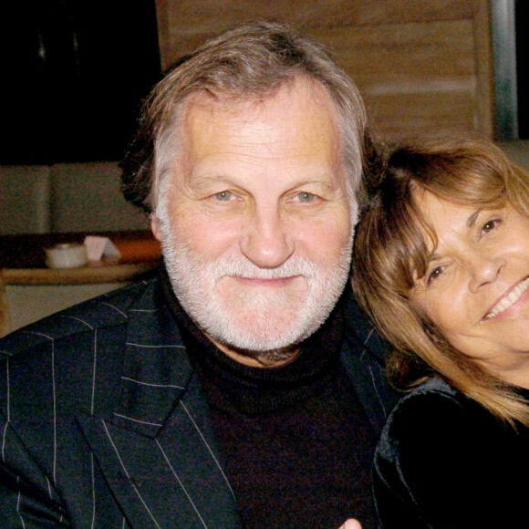 Jean-Jacques Debout et Chantal Goya - Soiré "Royal Palm" au Restaurant L Market à Paris.