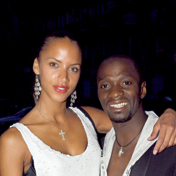 Noémie Lenoir et Claude Makélélé en 2005. 