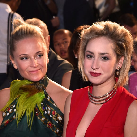 Jazmin Grace Grimaldi (la fille du Prince Albert II de Monaco), et Christina Sunn - Soirée Amber Lounge au Meridien Beach Plaza, dans le cadre du 74ème Grand Prix de Monaco, le 27 mai 2016. © Bruno Bebert/Bestimage