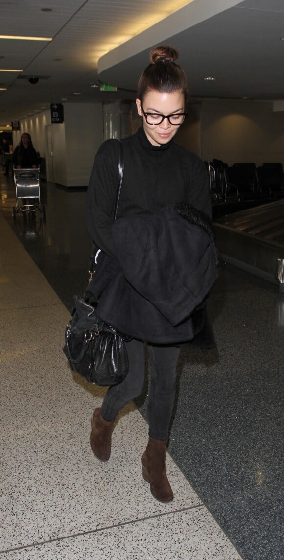 Scarlett Byrne à l'aéroport de Los Angeles. 2015. © Ramey Photo