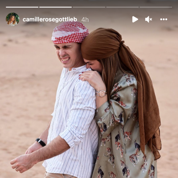 Louis Ducruet a reçu un message de sa petite soeur Camille Gottlieb pour son anniversaire. Le 26 novembre 2021.