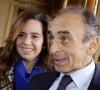 Eric Zemmour et sa conseillère politique Sarah Knafo à Paris le 18 novembre 2021.