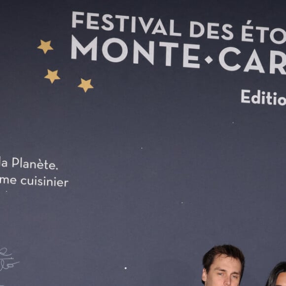 Louis Ducruet et sa femme Marie Chevallier lors de la soirée de gala pour la clôture du Festival des Etoilés Monte-Carlo par Monte-Carlo Société des Bains de Mer au Casino de Monte-Carlo, Monaco, le 27 novembre 2021. © Jean-Charles Vinaj/Pool Monaco/Bestimage