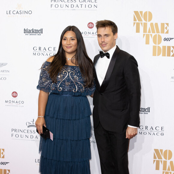 Louis et Marie Ducruet durant l'avant première du dernier James Bond " No Time To Die" au Casino de Monaco, le 29 septembre 2021. © Bruno Bebert/Bestimage