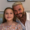 David Beckham le visage en sang à cause de sa fille Harper